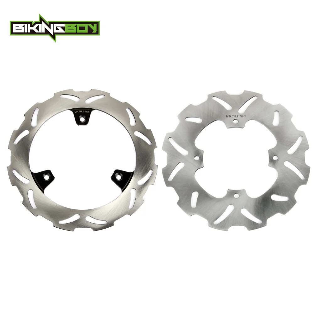 BIKINGBOY волнистые Передние Задние тормозные диски Диски роторы для Yamaha YZ 80 1990-2001 85