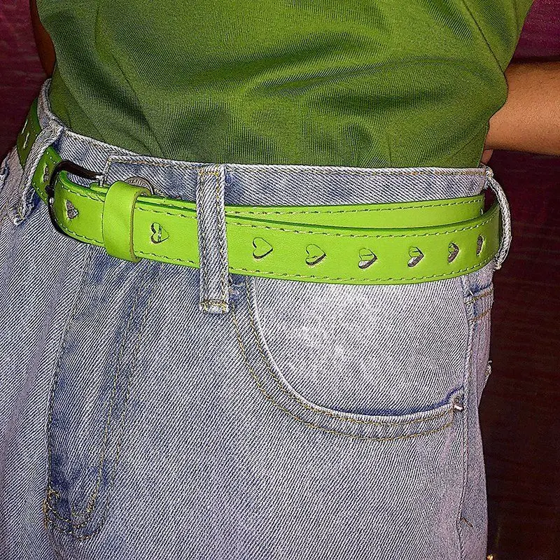 Винтажные летние ремни в виде сердца стиле 90 х годов|Женские ремни| |