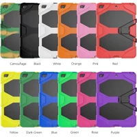 tough rugged military duty shock proof dirt proof armor stand case cover for new ipad 2017 2018 9 7 a1822 a1823 a1893pen