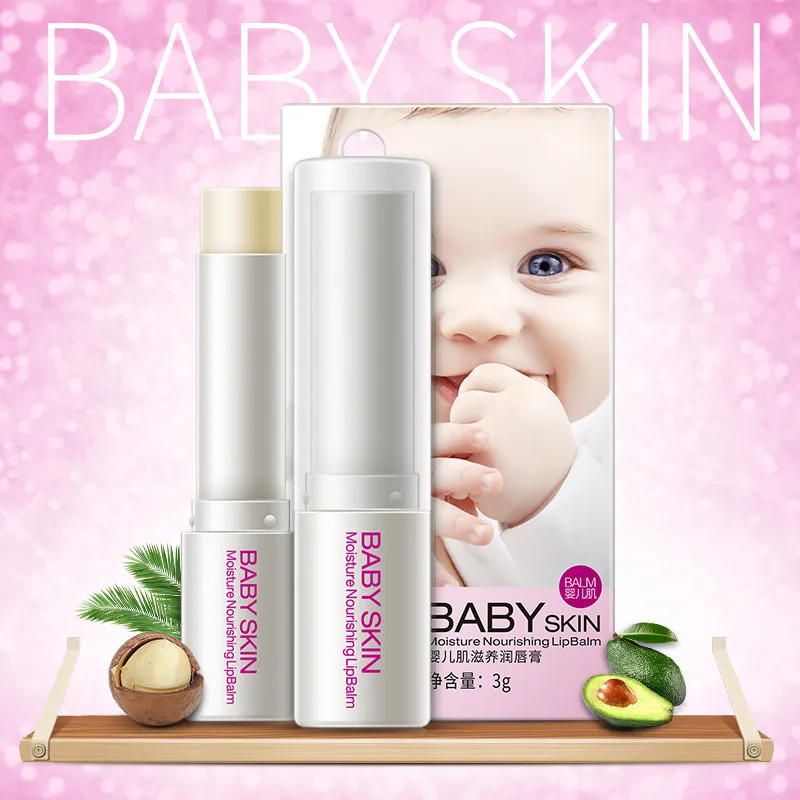 Натуральный Растительный бальзам для губ 1 шт. милый увлажняющий питательный