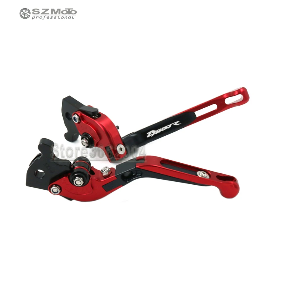 

For YAMAHA BWS R 125 BWSR 2015-2016 Front Rear Brake Lever Aluminum Motorcycle Adjustabale Folding Extendable With Logo
