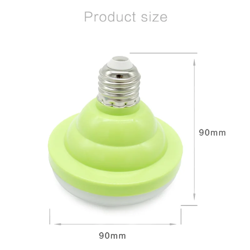 Модная светодиодная портативная беспроводная bluetooth-колонка бас стерео лампа E27