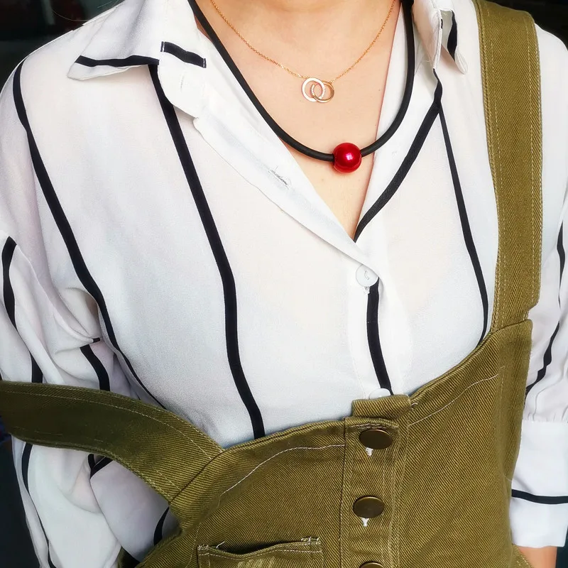 Простая жемчужная подвеска YD &amp YDBZ для женщин 12 цветов красные жемчужины