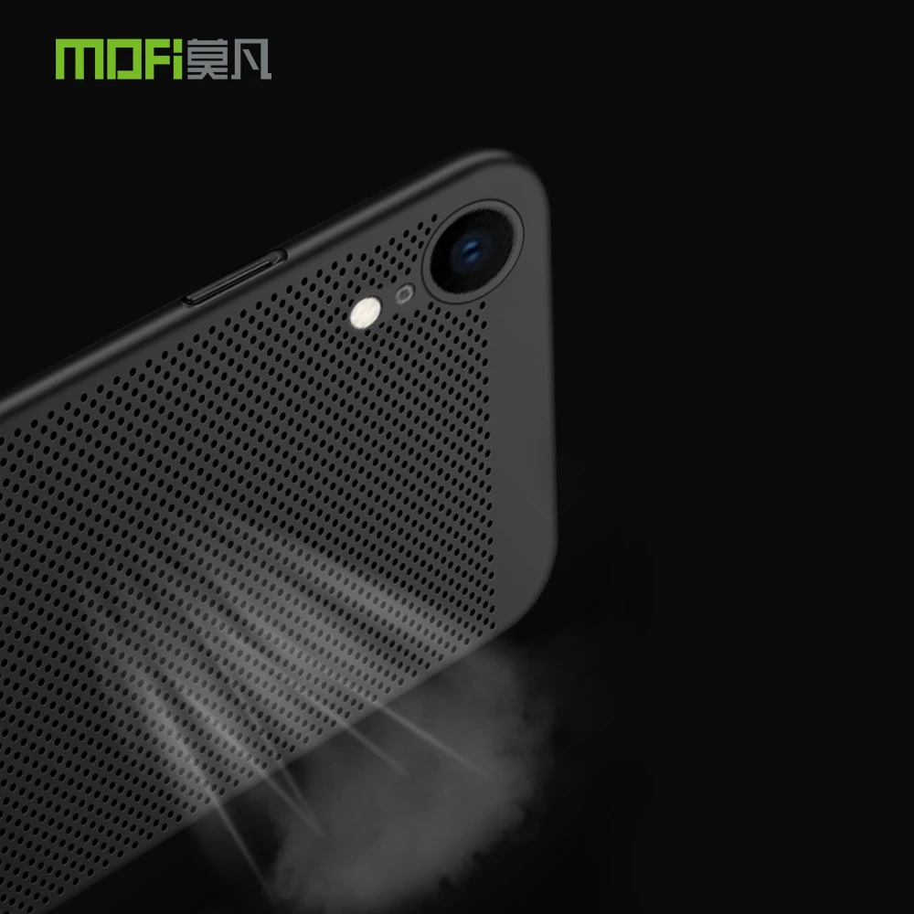 Mofi дышащий чехол для телефона iphone XR ударопрочный задней панели ПК Защитный