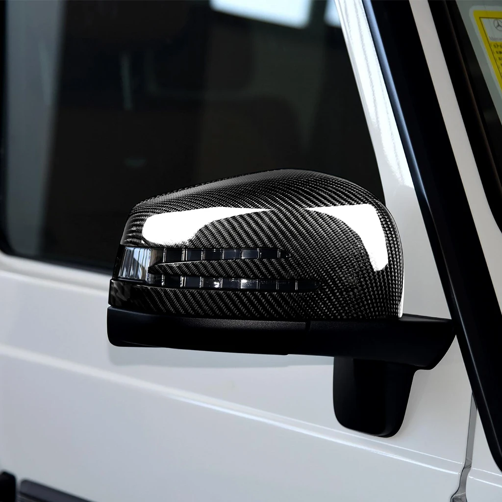Задняя крышка зеркала заднего вида из углеродного волокна для Mercedes Benz G Class W463