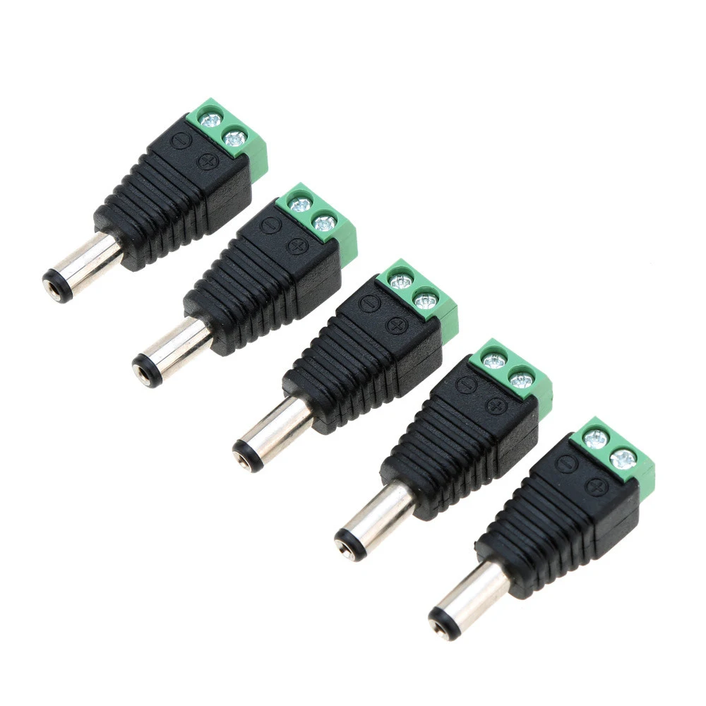 

DC Male Female Connector Tool-free Apply Free Welding Plug Adapter for 3528 5050 Single Color 2 pin led strip wire connector