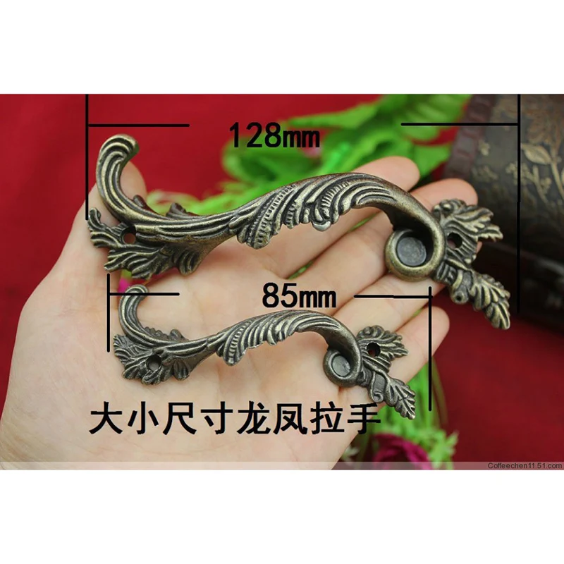 Новое поступление 128 мм 10 шт. антикварные ручки для ящиков маленькая ручка из