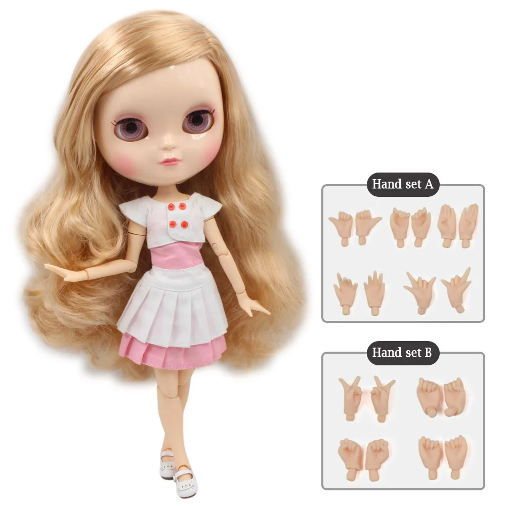 Кукла ICY DBS с маленькой грудью azone body fortune days 280BL3227/2240 волосы цвета шампанского