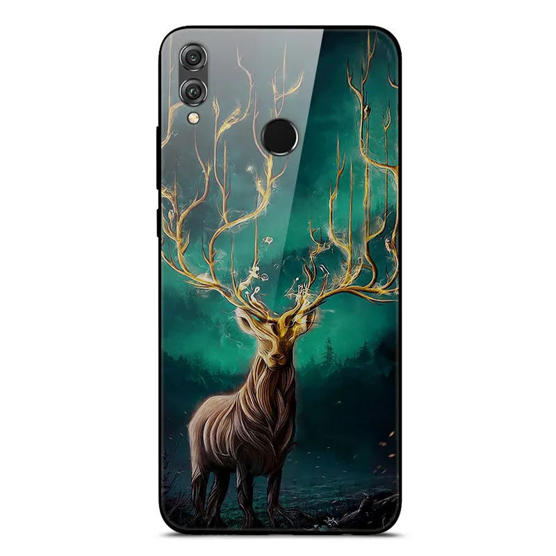 as photo 35 Чехол для huawei Honor 8X, чехол Honor8x Max, задняя крышка из закаленного стекла, чехол для huawei Honor 8X, чехол 8 X TPU, бампер Honor 8X Max - Цвет: as photo 35