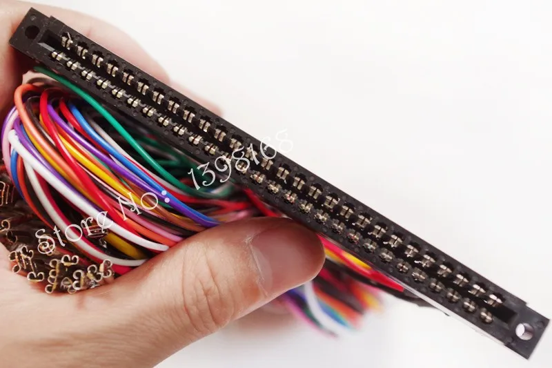 Аркадный жгут проводов для JAMMA 56 Pin проводка ткацкий станок 2 плеер джойстик и 6 кнопок на плеер-MAME