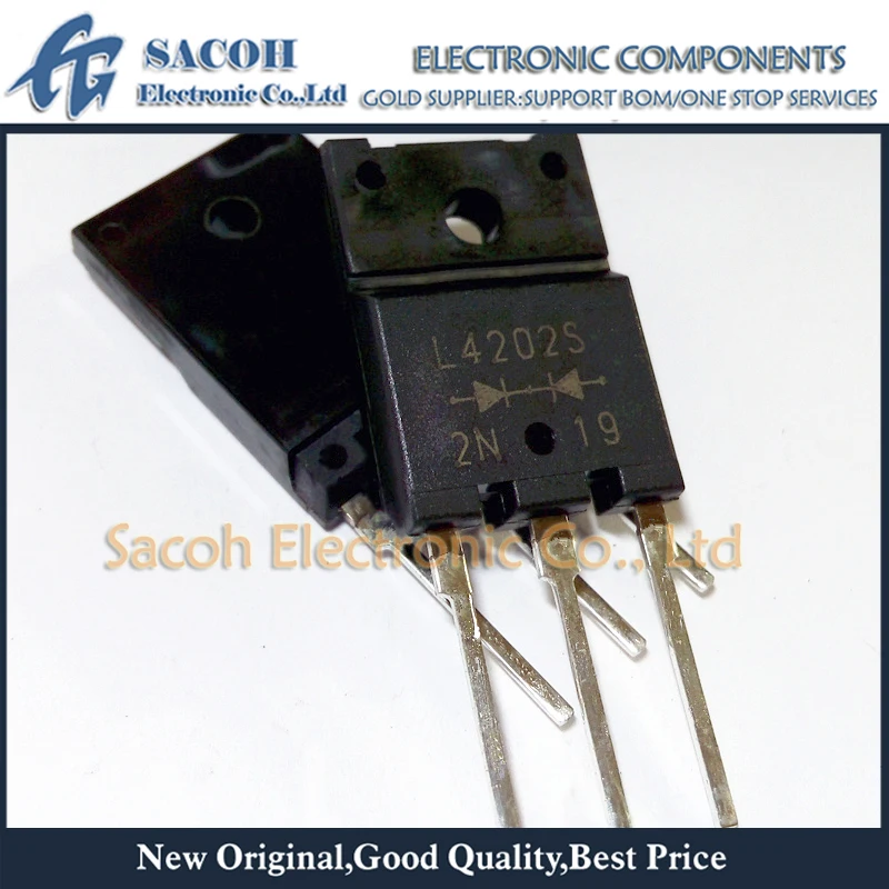 

New Original 10PCS/Lot FML-4202S L4202S L4202 or FMD-4202S D4202S D4202 TO-3PF 20A 200V Silicon Rectifier Diode