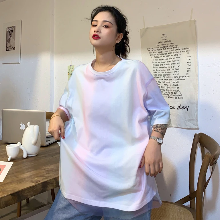 YouGeMan летние топы Женская модная футболка корейский стиль Ulzzang Harajuku Однотонная