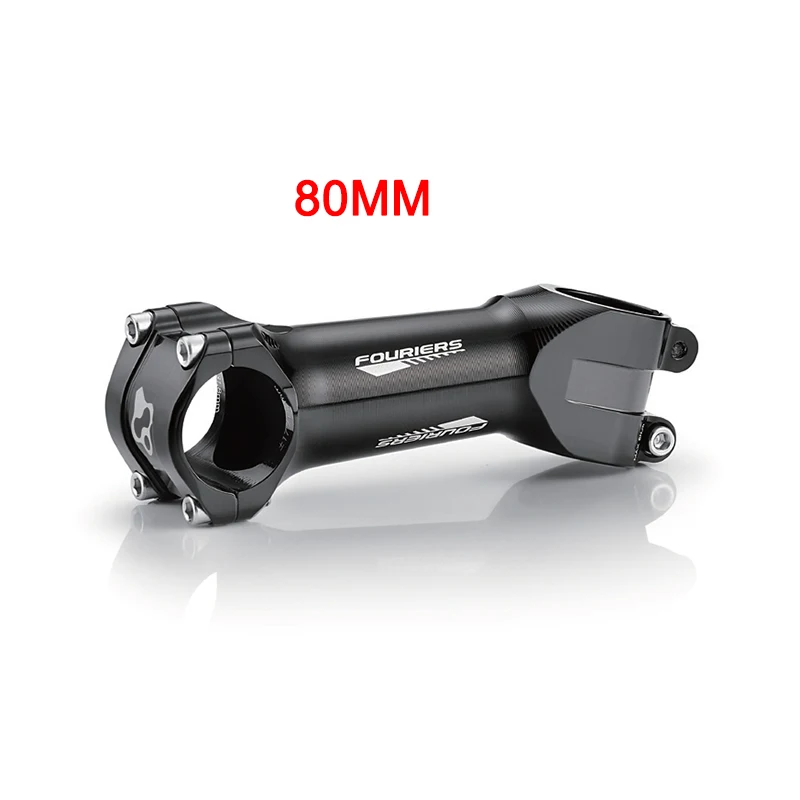 80mm Fouriers Алюминиевый CNC MTB XC вынос руля 31,8 мм x 28,6 мм 1 1/" Стандарт 17 градусов крепление для велосипеда велостержни 40 мм - Цвет: 80mm