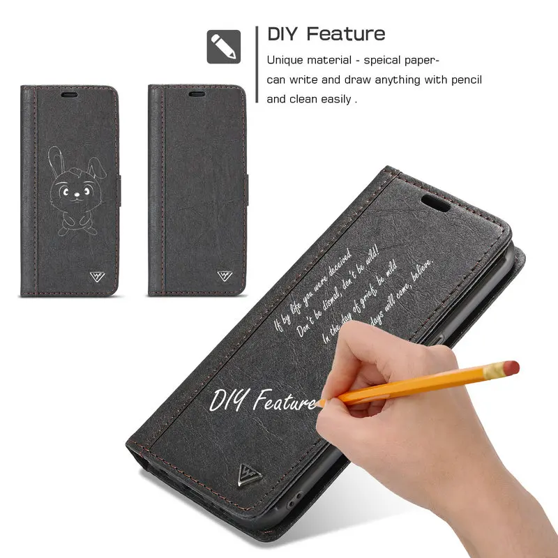 WHATIF S10 S10e чехол для Samsung Galaxy Note 10 9 S8 S7 edge Магнитный Флип съемный кошелек задняя