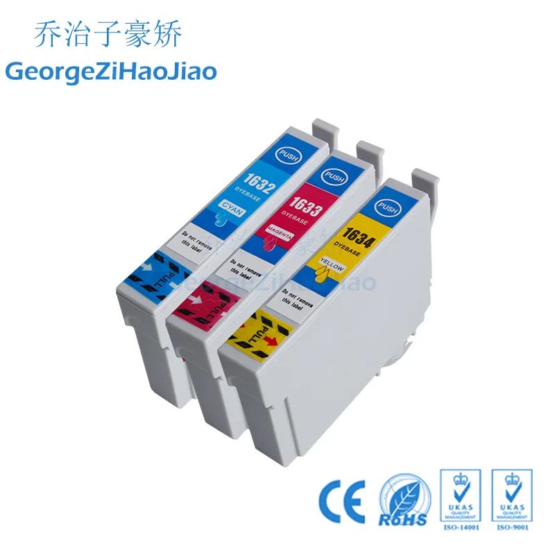 15 шт. CMY 1631XL чернильный картридж для Epson Workforce WF2750 dwf WF 2630 2650 2660 WF2510 WF2010