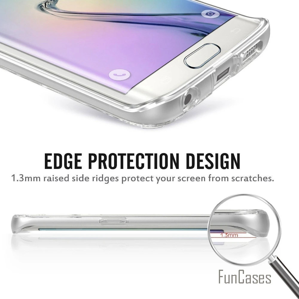 Передний ТПУ Мягкий сенсорный чехол для Samsung Galaxy S20 Ultra S10 Lite S9 Plus S8 полный защитный
