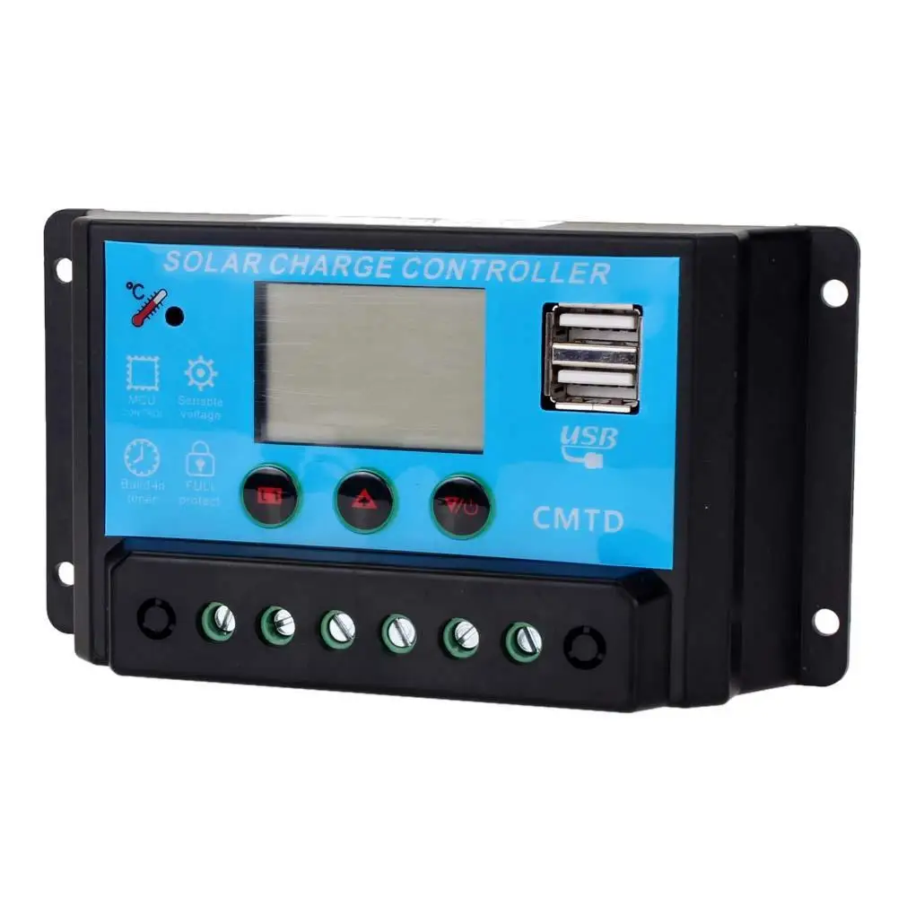 USB / DC 12V/24V Output Charging Port 20A Solar Panel Battery Regulator Charge Controller Charger for Home | Обустройство дома