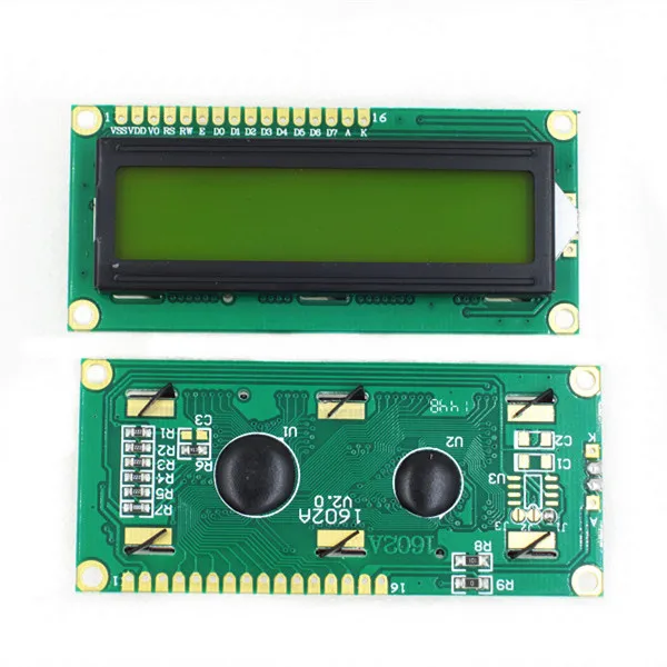1 шт. модуль ЖКД синий экран IIC/igc 1602 для 1602 lcd UNO r3 mega2560 зеленый экран - Цвет: Green