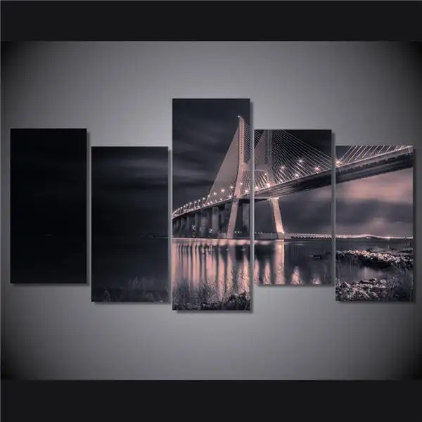 Фон для фотосъемки с Hd печатным рисунком в ночное время Картина на холсте декор