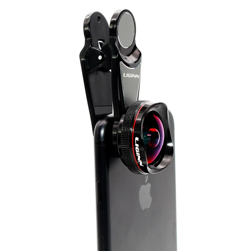 Объективы для телефонов 16 мм без искажений Широкоугольный макро объектив 2 в 1 4K HD