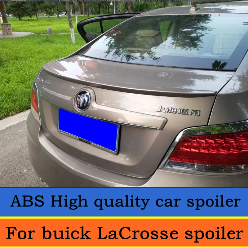 Для buick LaCrosse спойлер 2009 2010 2011 2012 для праймера цвет или черно-белая краска высокого