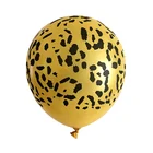 LQDIANTANG 10 шт воздушные шарики из латекса с животными новый воздушный шар леопардовой окраски лес игр тема джунгли вечерние украшения на день рождения для детей надуть globos