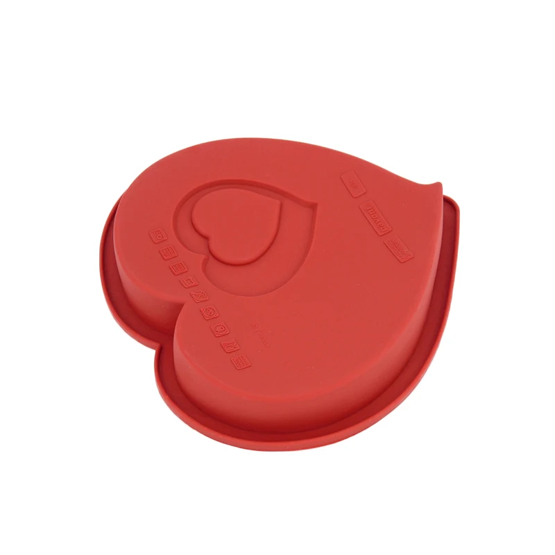 Solid Heart Shape Cake Mold Single Pan Classic Sweet Silicone Non Stick DIY Baking Tool | Дом и сад