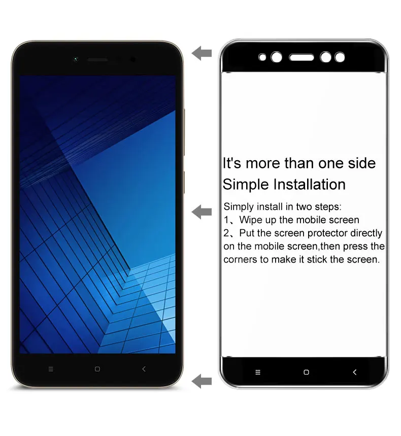 Закаленное стекло для Xiaomi Redmi Note 5A 32 64 ГБ защита экрана полное покрытие защитная