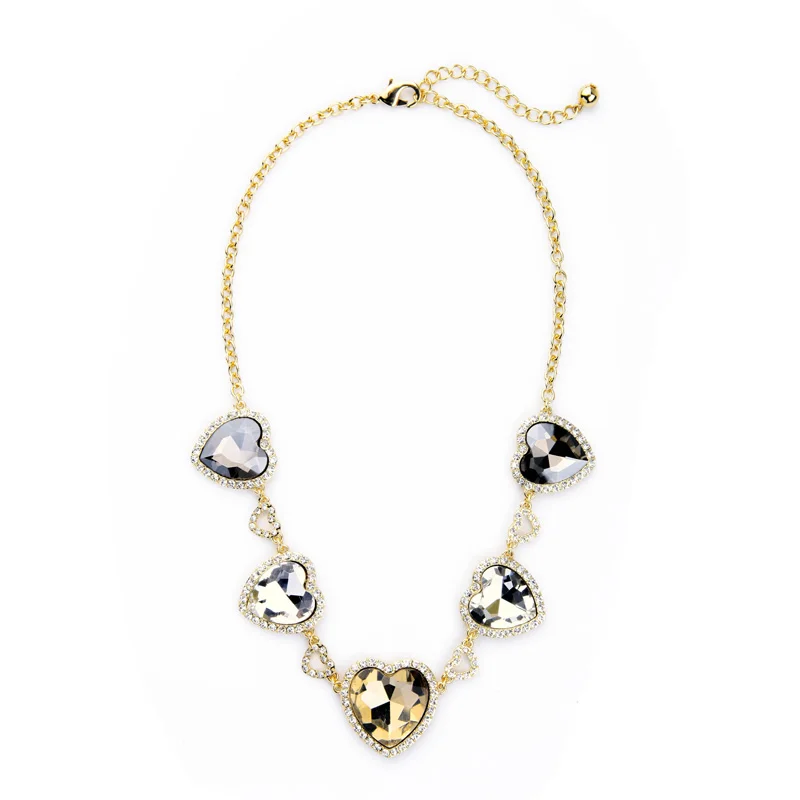 Мода 2017 чистое сердце Цепочки и ожерелья Новое поступление прекрасный Макси