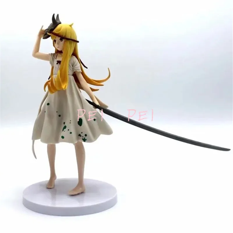 Bakemonogatari EXQ Oshino Shinobu Noh Mercy kocorowatari вампир ПВХ фигурка Коллекционная модель игрушки 21