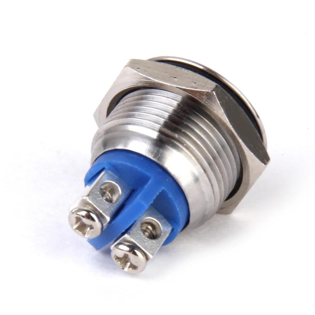 1 шт. нержавеющая сталь Мгновенный Кнопочный рупорный переключатель для дверного