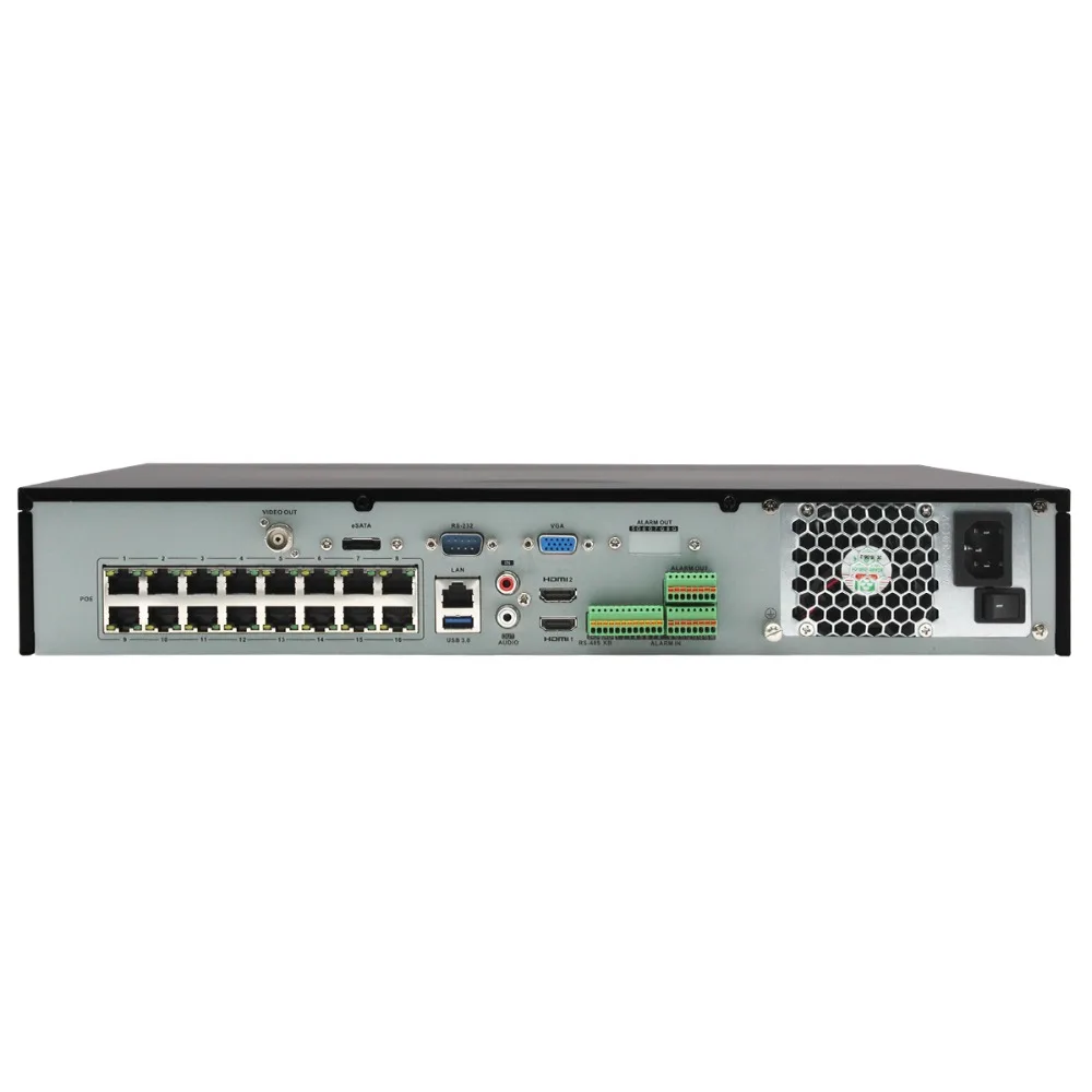 Online Hikvision NVR OEM 12MP 4K 32CH POE NVR DS-7732NI-I4/16 P 16 PoE Ports 4 SATA Netzwerk Video Recorder Unterstützung Alarm Max 32TB Onvif