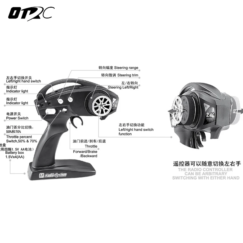 OTRC Eagle 3 1/12 2 4G 4WD машинка для пустыни и внедорожника лучший подарок детей детские