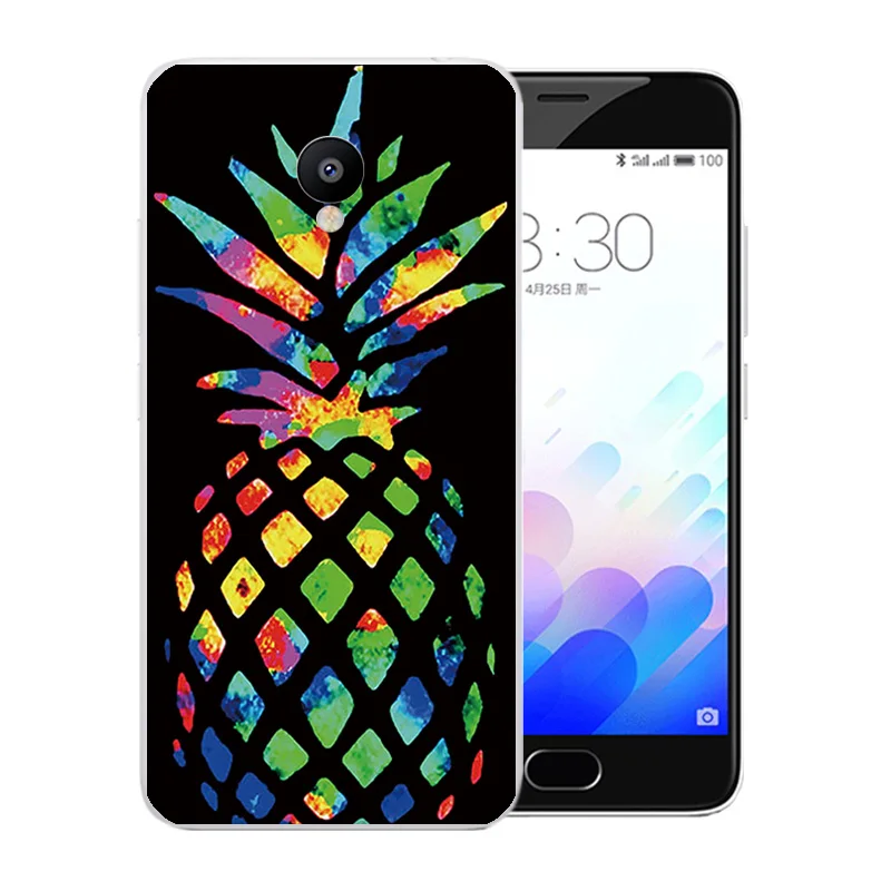 Черный матовый чехол для Meizu M3/Meizu M3 Mini M3S/Meizu M3S с узором Marb мягкие силиконовые