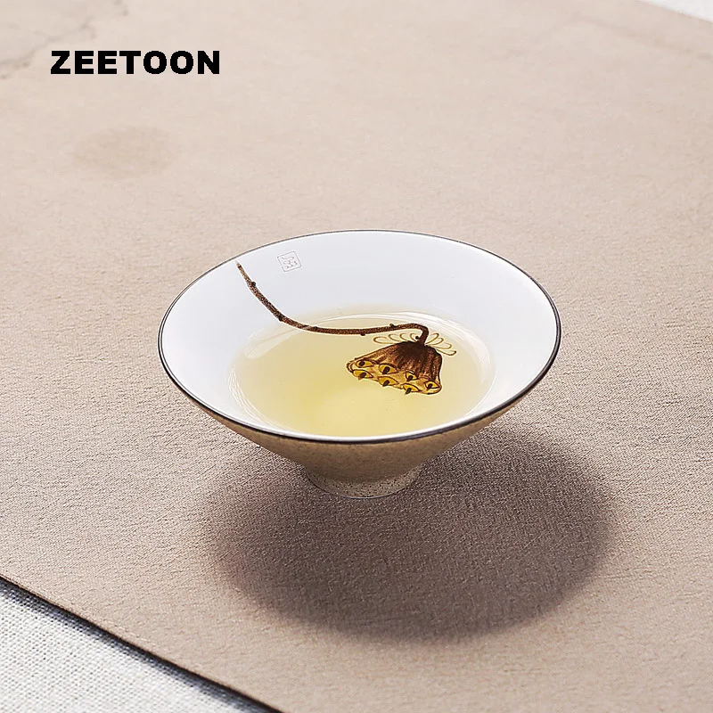 6 шт./лот японская грубая керамика Расписанная вручную чайный набор с