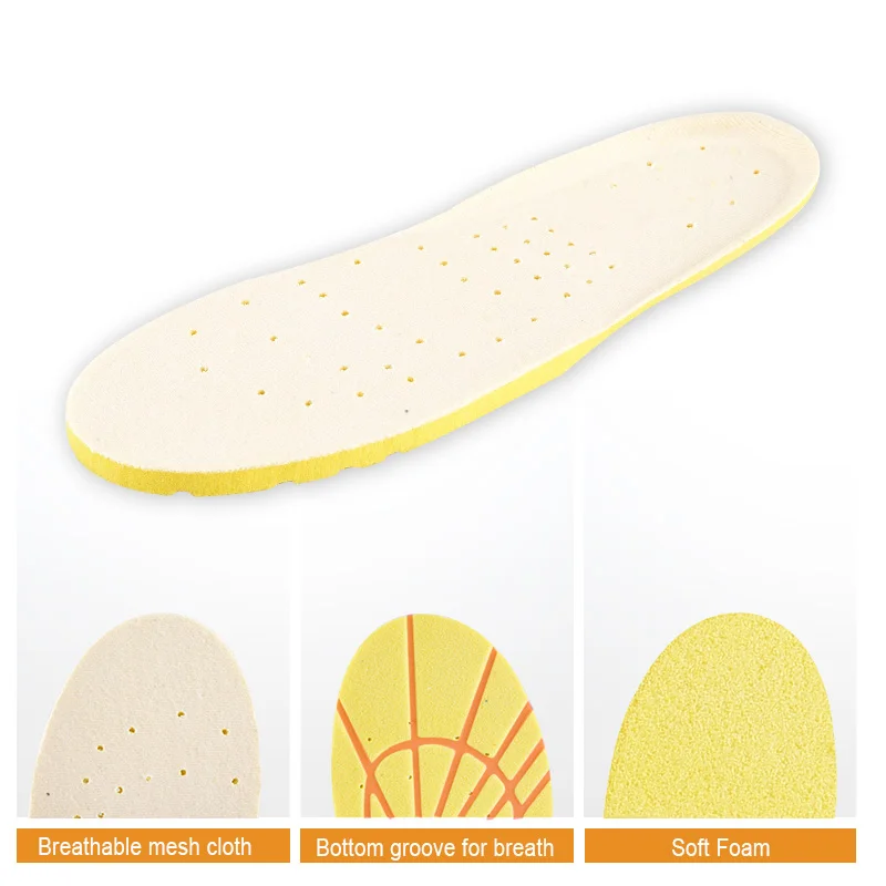 Детские латексные стельки Elino Дышащие для обуви впитывающие пот вставки занятий