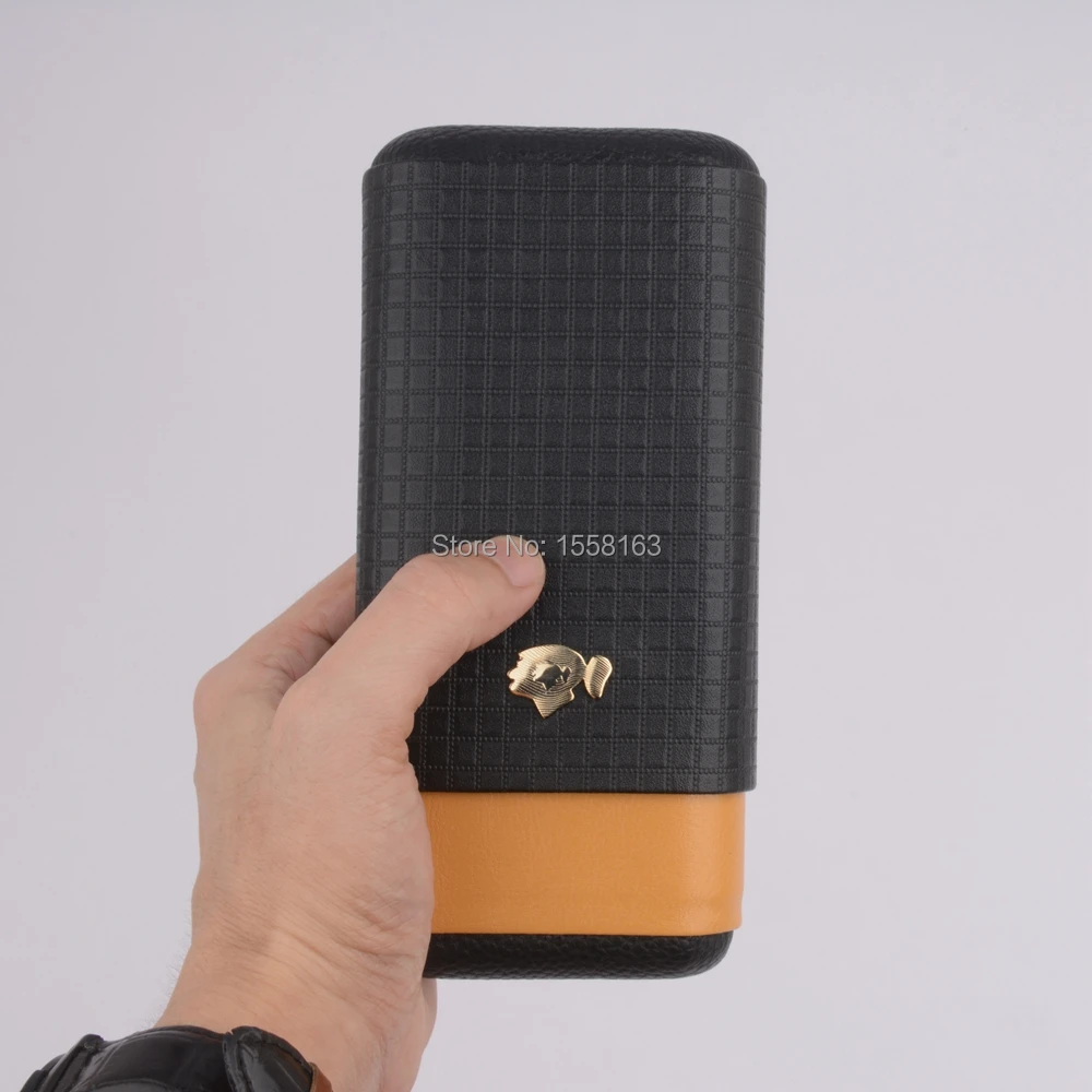COHIBA дорожный держатель для сигар на выходные Cohiba, держатель для сигар из кедра и дерева, подходит для 3 пальцев, 54 кольца, сигары
