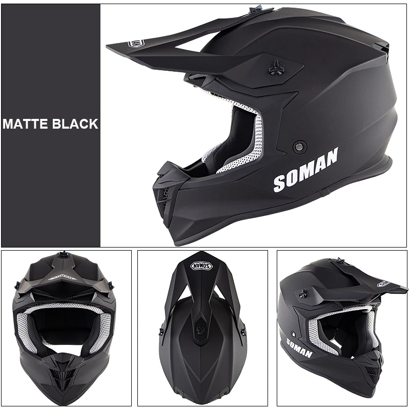 SOMAN SM633 ECE мотоциклетный шлем велосипедный Kask MX шлем для кроссового велосипеда мотоциклетный шлем