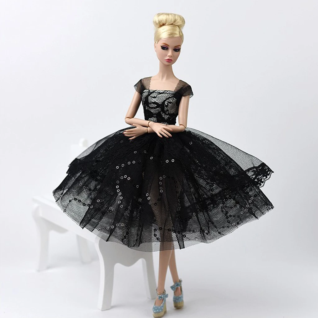 Стильная модель 1/6 BJD свадебное платье с кукольным платьем вечернее Нижняя юбка
