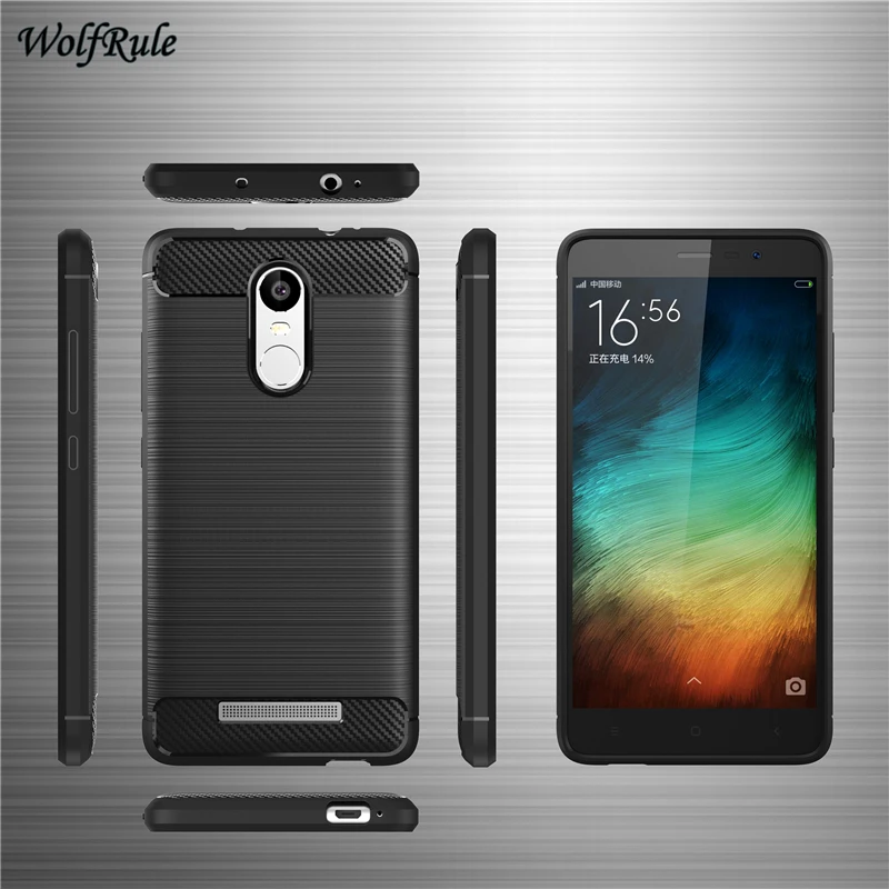 Чехол для Xiaomi Redmi Note 3 противоударный силиконовый матовый чехол Pro Prime сумка &lt |
