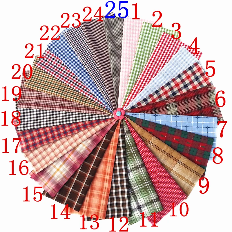 Окрашенная Хлопчатобумажная Ткань Лоскутные материалы для шитья Скрапбукинг Telas