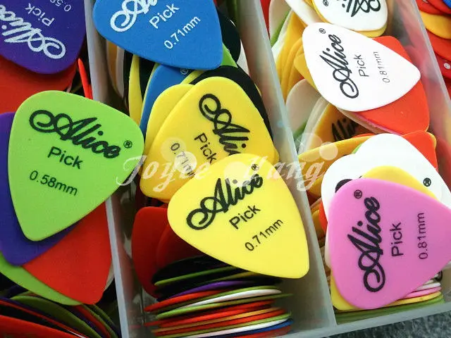 100 шт. нейлоновые медиаторы для акустической гитары Alice Sandblast|guitar pick up parts|pick plasticpick