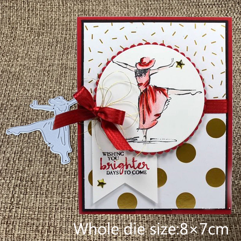 Металлические Вырубные штампы XLDesign вырезанные танцевальные девушки альбом для