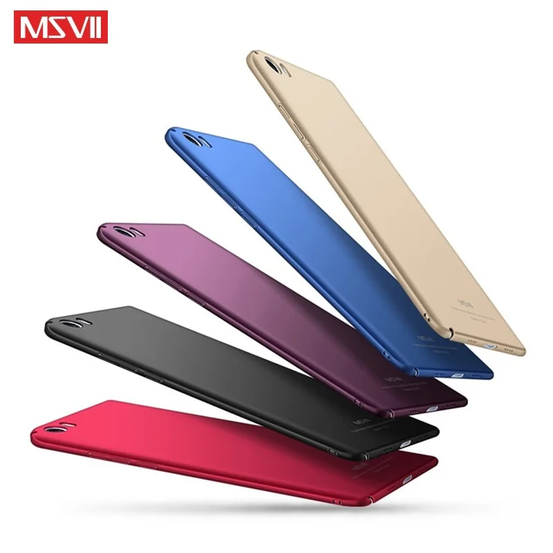 Чехлы для Xiaomi Mi 5 5S MSVII жесткий чехол из поликарбоната с полной защитой Ультратонкий матовый чехол для Xiaomi Mi5 Mi5S Mi 5 5S чехол для телефона