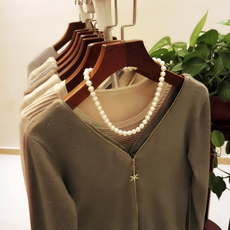 2019 Slim Fit Sweater Women Knitted Sweaters Cashmere Pullover Front &amp Back Zippers Feminino Pullovers Long Sleeve | Женская одежда