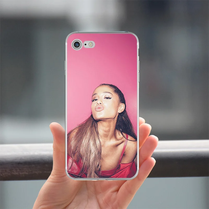 Ciciber Ariana Grande AG радужные мягкие ТПУ чехлы для телефонов, чехол для IPhone 11 Pro Max XR XS Max 6 6S 7 8 Plus 5S SE X Fundas Capa