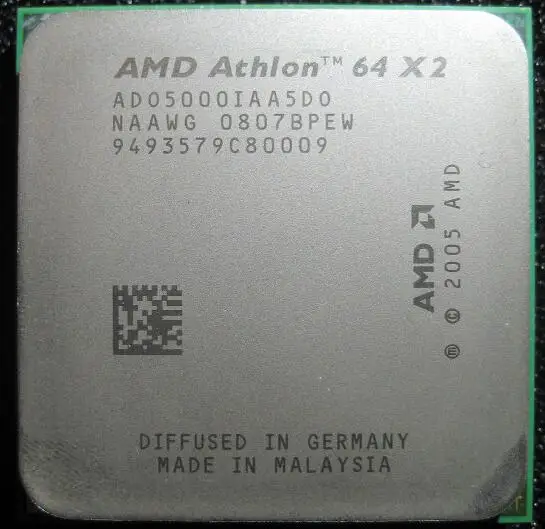 AMD Athlon X2 5000X2 5000+ 2,6 ГГц ADO5000IAA5DO ADO5000IAA5DU ADO5000IAA5DS двухъядерный процессор Socket AM2 940pin