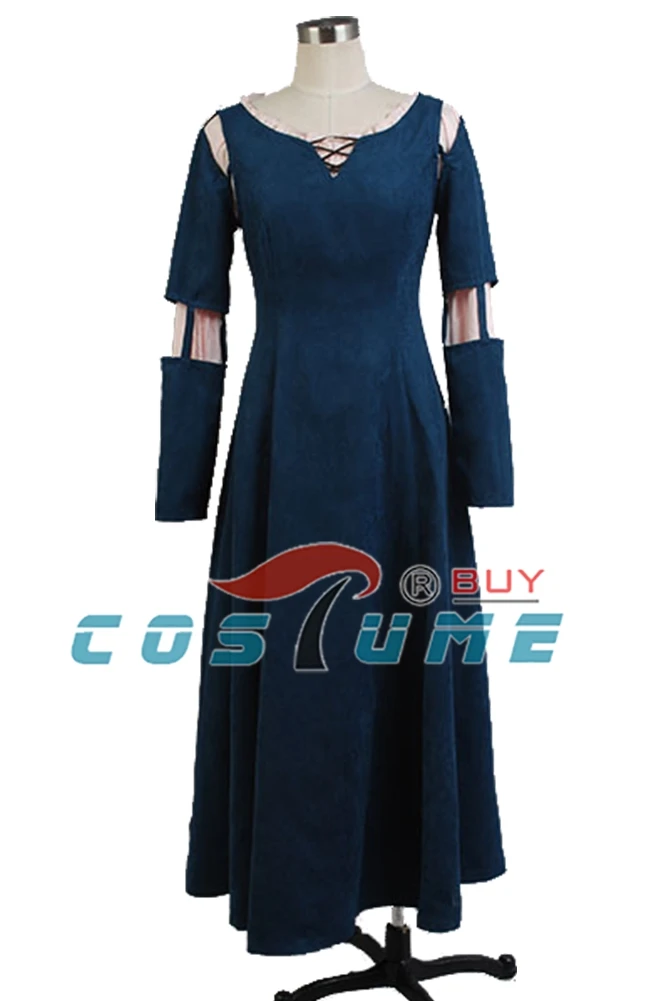 Высокое качество Принцесса Мерида Хэллоуин косплей костюмы для женщин на заказ |