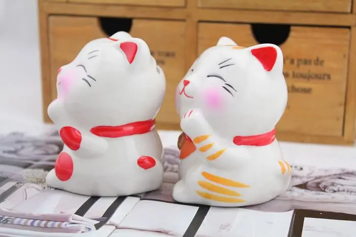 1 шт. супер милый счастливый кот улыбающееся лицо удача милое счастье Копилка