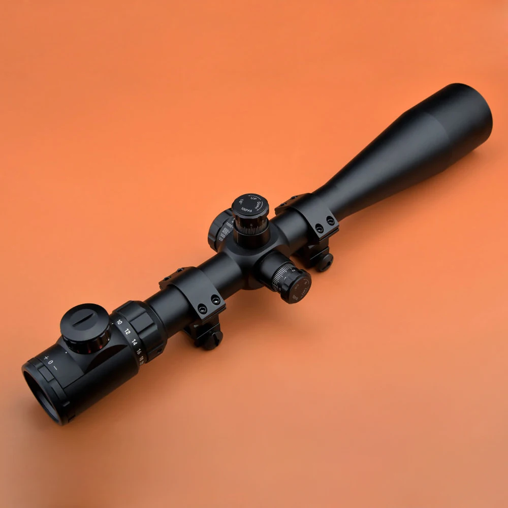 Saxon Riflescope 10 40x50 SF R/G/B Rimfire Scope дальние прицелы стекло Mil точка прицел|Оптические